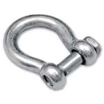 GALVANISED DEE SHACKLES SQUARE HEAD